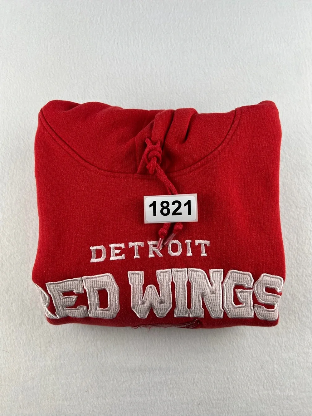 Vintage Y2K Reebok Detroit Red Wings Face Off Collection Pullover Hoodie Size XL
